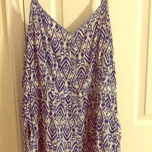 tribal print romper